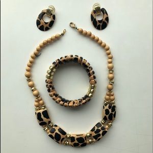 Leopard costume style set